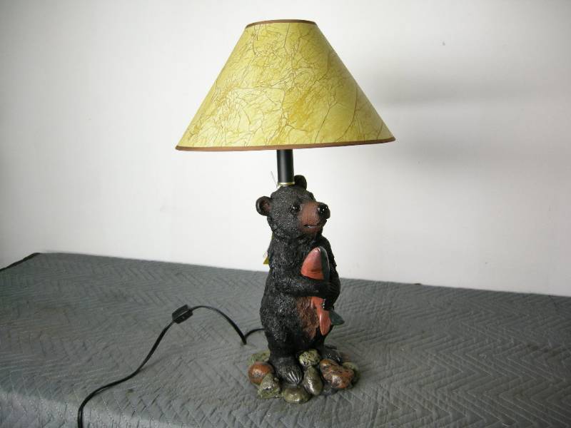 Black Bear Table Lamp