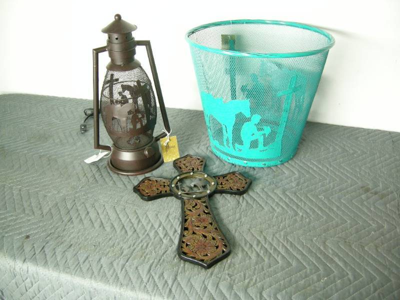 Metal Praying Cowboy Items
