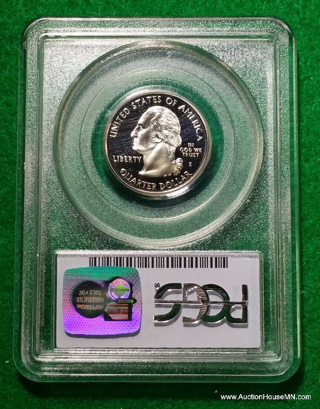 2000 S New Hampshire Quarter PCGS PR69