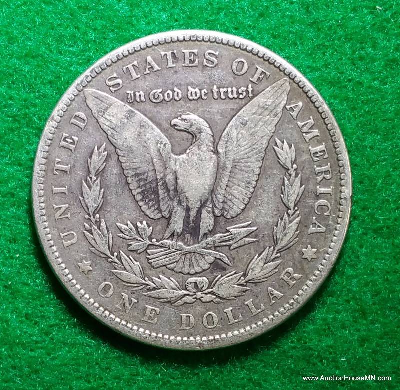 1886 P Morgan Silver Dollar