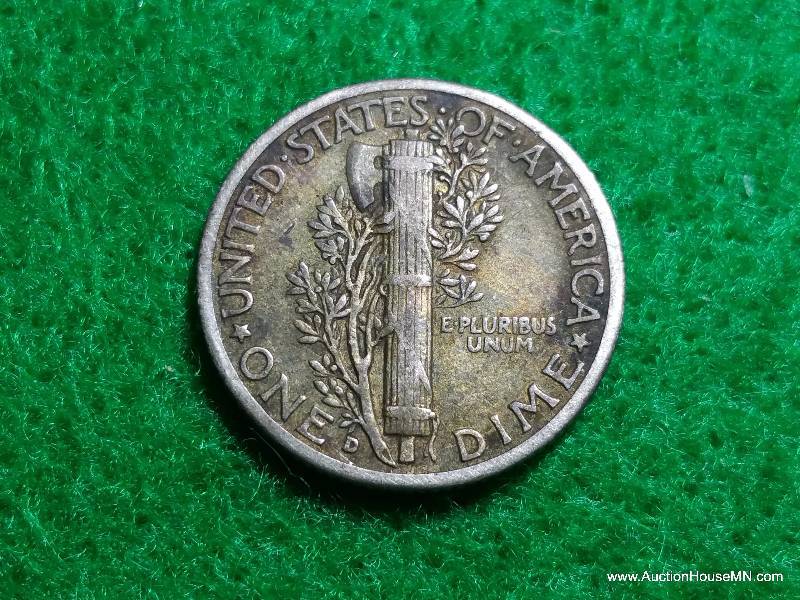 1942 D Mercury Silver Dime