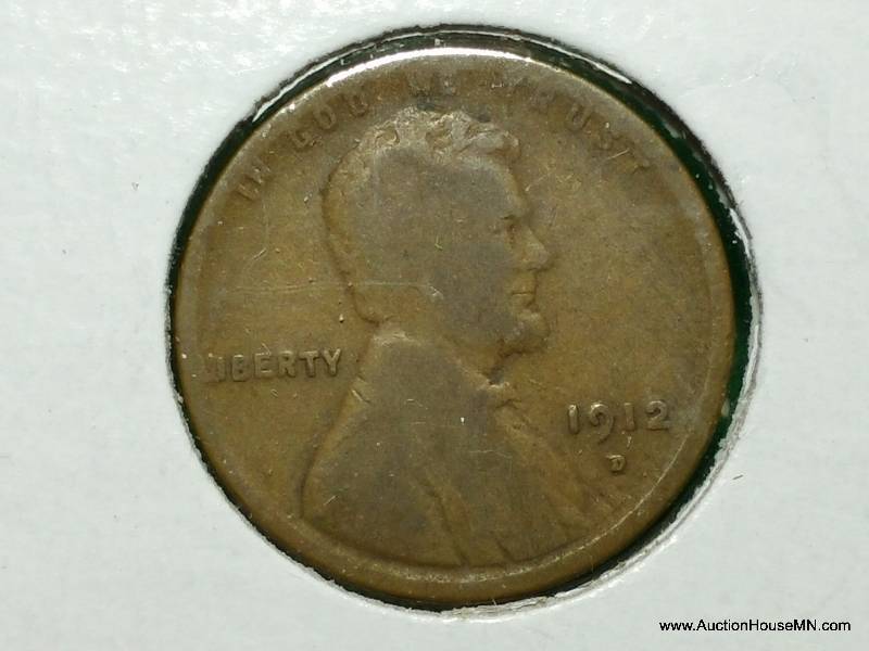 1912 D Lincoln Wheat Cent
