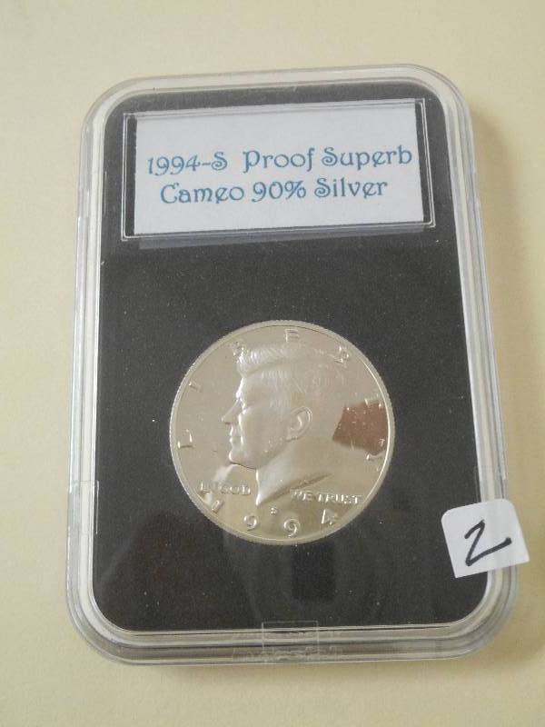 1994-S Cameo 90% Silver Kennedy Pro...