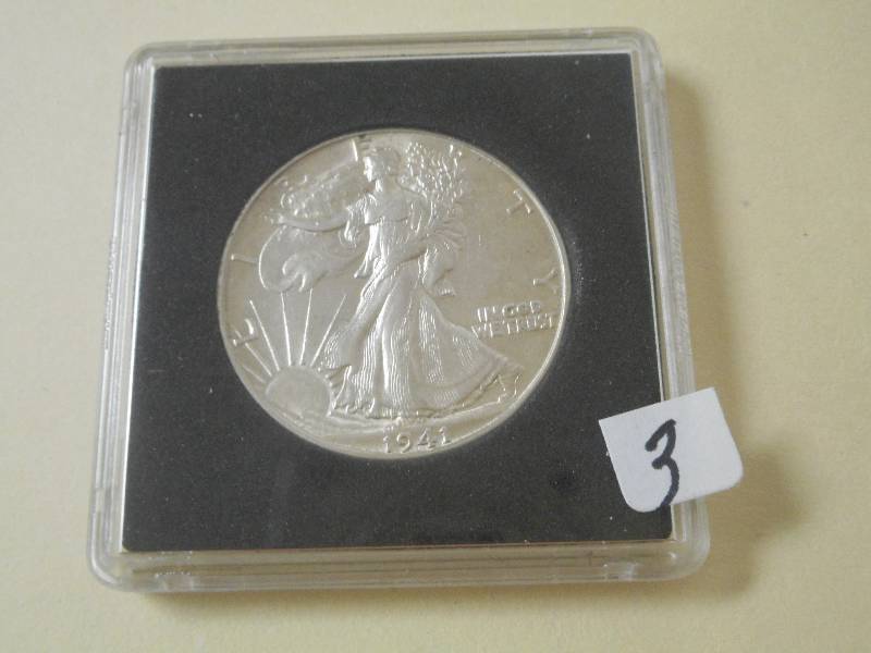1941-D Walking Liberty Half Dollar,...
