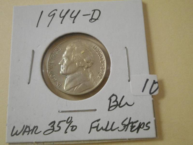 1944-D War Nickel, Has The Full Ste...
