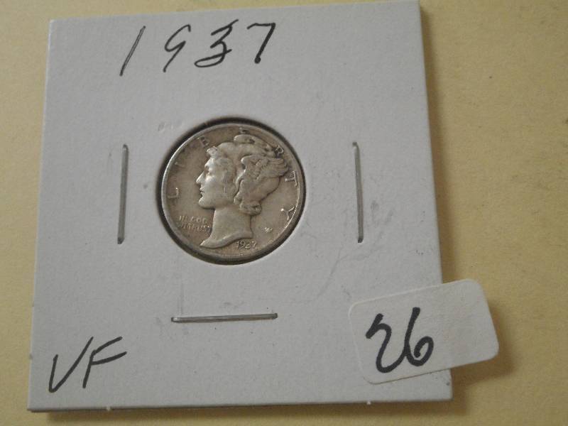 1937 Dime, Is VF...