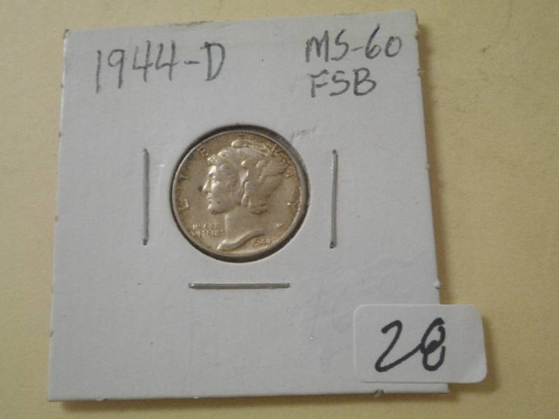 1943 Mercury Dime, Is AU...