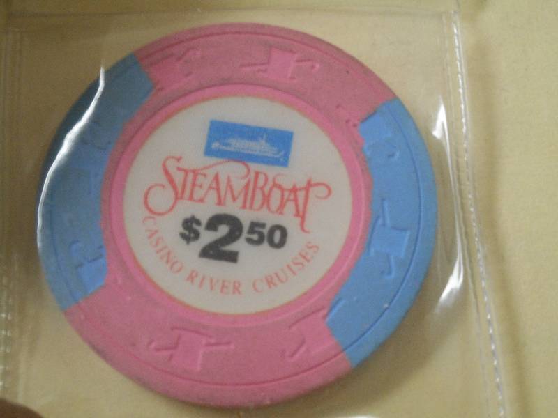 Steamboat Casino $2.50 gaming chip...