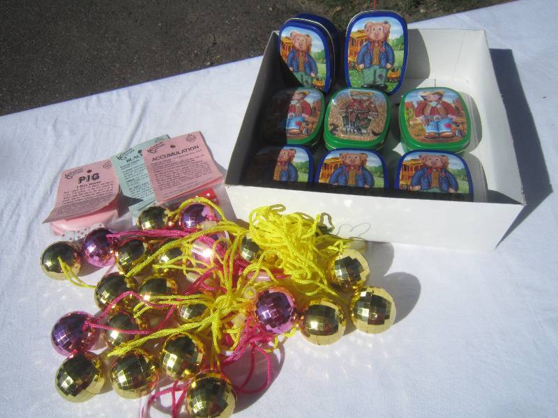 lot 181 image: NEW -- BOX LOTS - GREAT FOR GARAGE SALES, FLEA MARKETS OR STORE