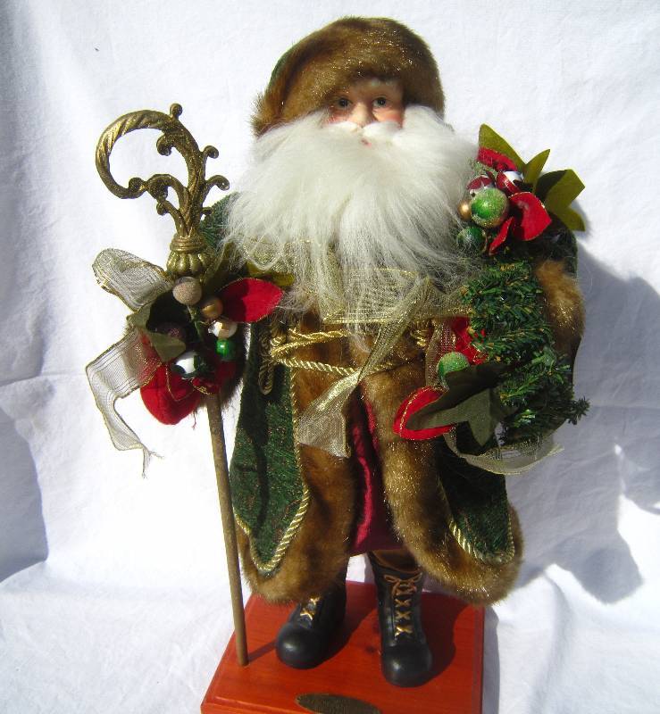 Collectible Santa with Staff - 2004 Old World Collection Approx 19 ...