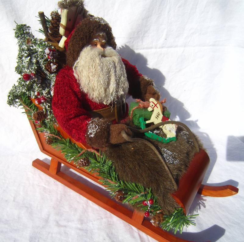 lot 281 image: Santa in Sled with Gifts