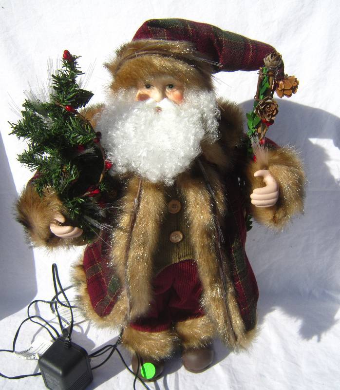 lot 283 image: Fiberoptic Norhtwoods Santa