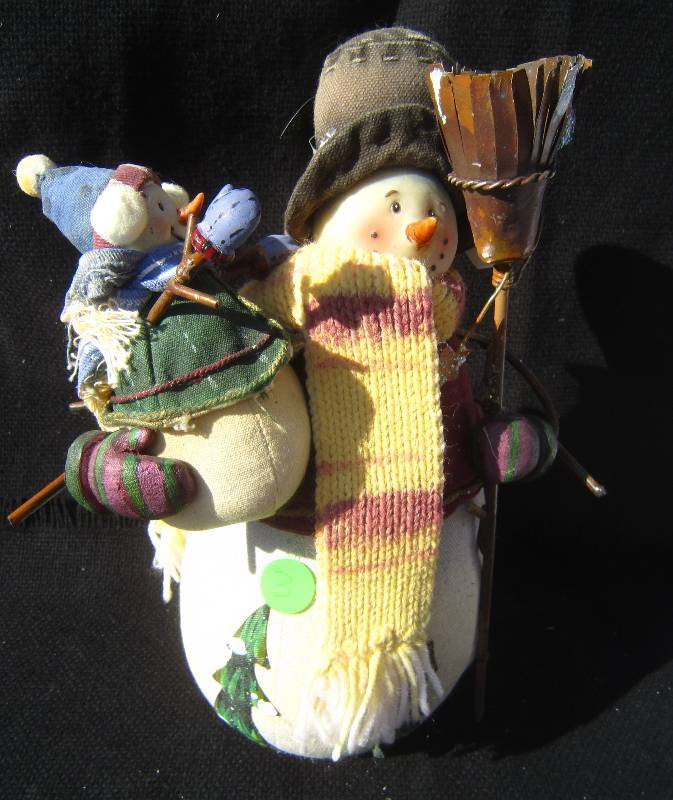 lot 291 image: Snowman with Broom