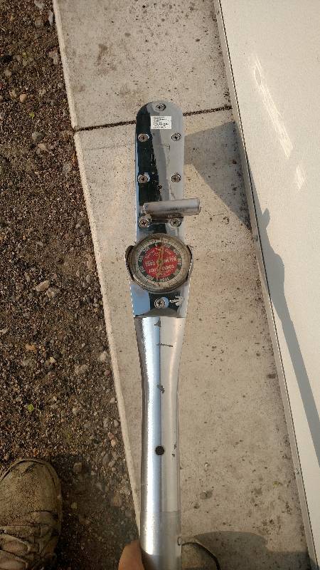Snap on 1 drive torque wrench