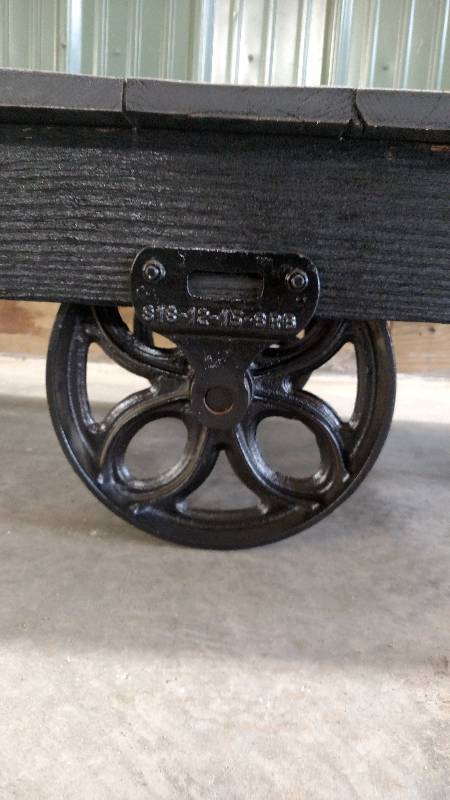 Black Industrial cart