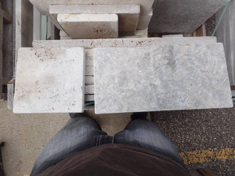 lot 9 image: Travertine Tumbled Pavers