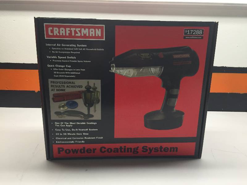 CRAFTSMAN POWDER COATING SYSTEM | MAY NEW/STORE RETURNS CONSIGNMENT #10