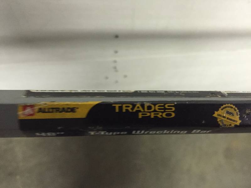 ALL TRADE, TRADES PRO, WRECKING BAR 48 (END BROKE OFF)