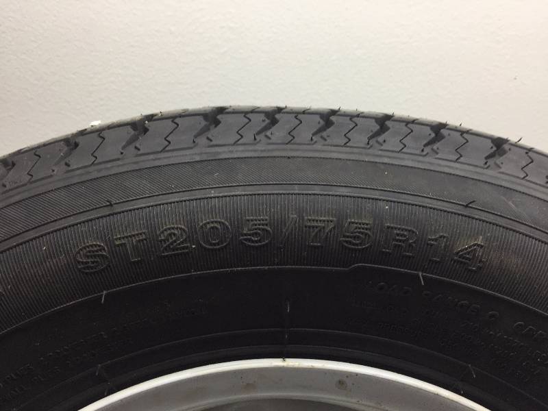 TRAILER KING ST20575R15 WHEEL AND RIM