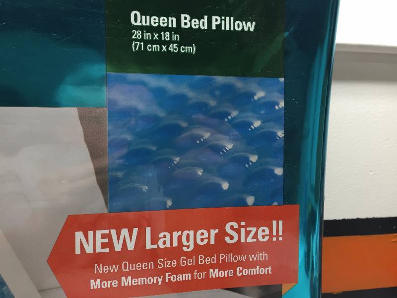 COMFORT REVOLUTION COMFORT PLUSH PILLOW, QUEEN SIZE