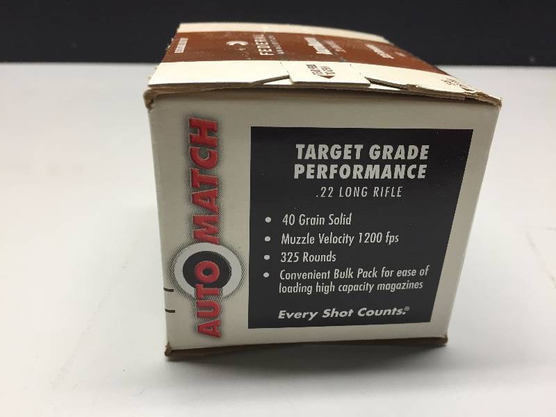FEDERAL .22 LONG RIFLE SHELLS