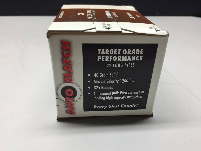 FEDERAL .22 LONG RIFLE SHELLS