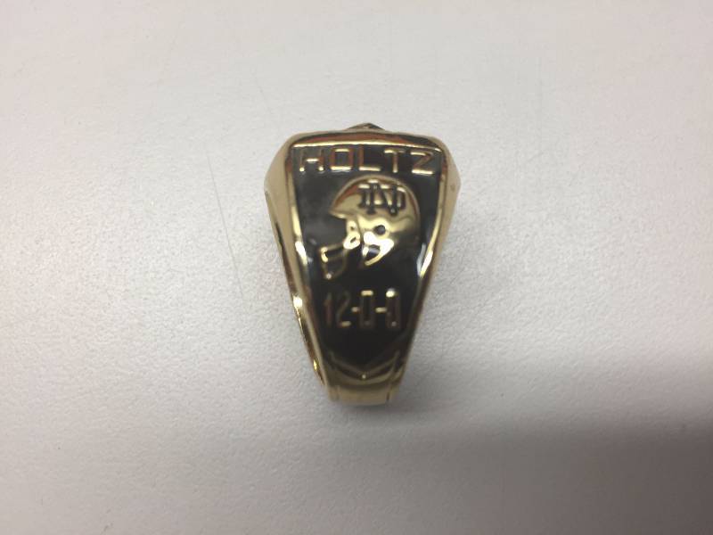 NOTRE DAME NATIONAL CHAMPIONSHIP RING (HOLTZ)