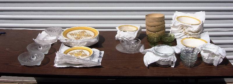 dinner dishes