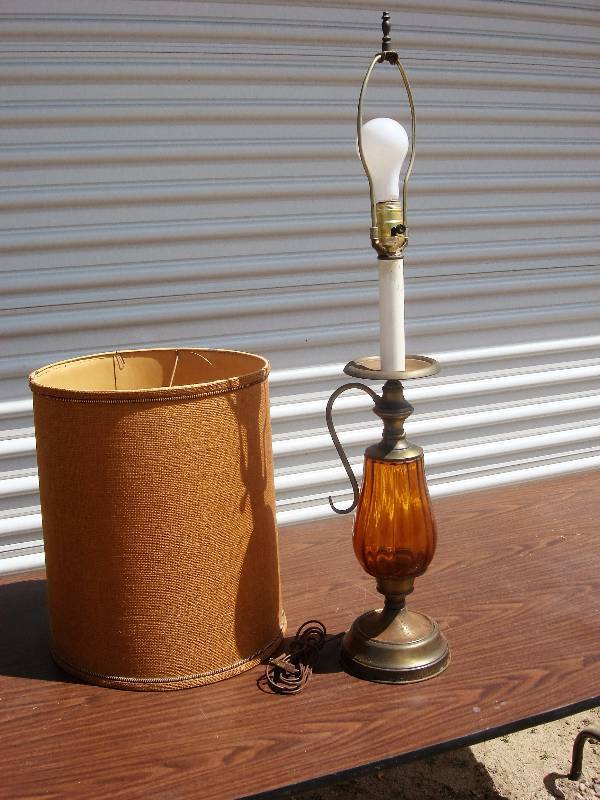table lamp amber