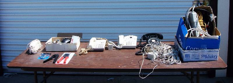 phone and supplies