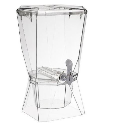 lot 18 image: Creative Wear Acrylic Beverage Dispenser  3.5 Gal