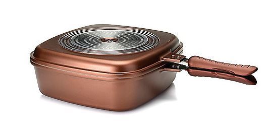 At Auction: (3) COPPER CHEF PANS