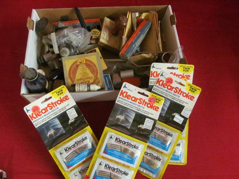 lot 71 image: vintage inking stamps