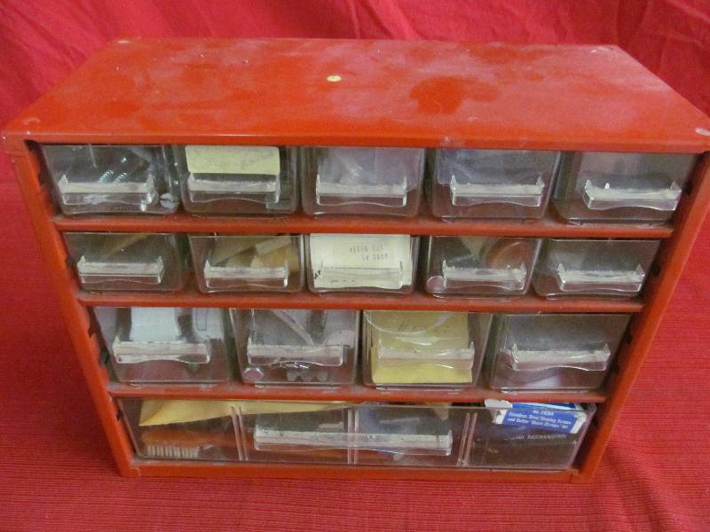 lot 92 image: metal organizer