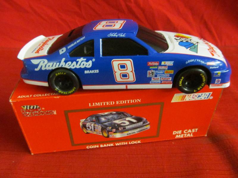 lot 149 image: Nascar die cast bank