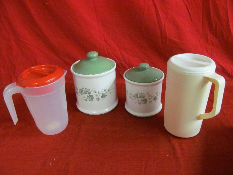 lot 172 image: Ceramic Canisters