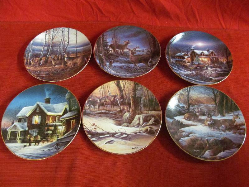lot 176 image: Terry Redlin Plates