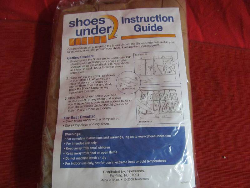 lot 179 image: Shoe Organizer