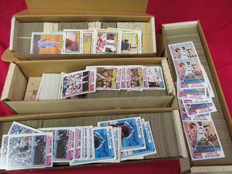 lot 278 image: sports trading cards