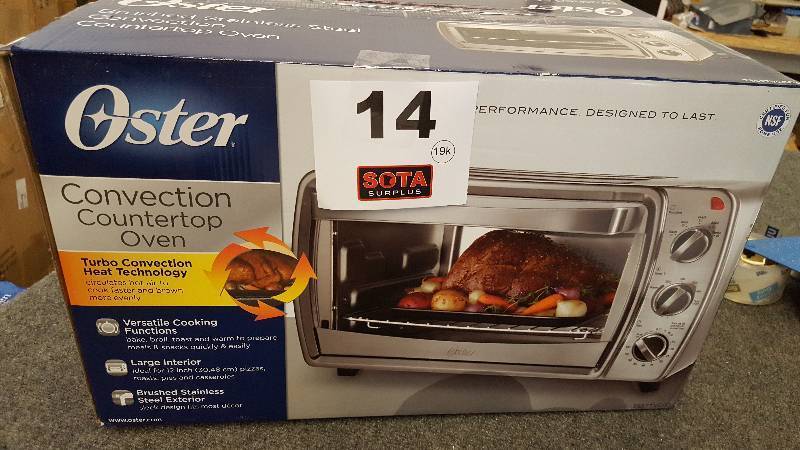 lot 14 image: Oster Convection Countertop Oven
