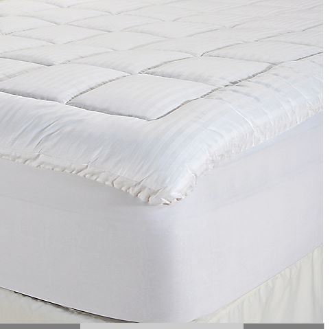 lot 71 image: Cozelle 260TC Cotton Nano-Tex 1.5 Gusseted Mattress Topper Queen