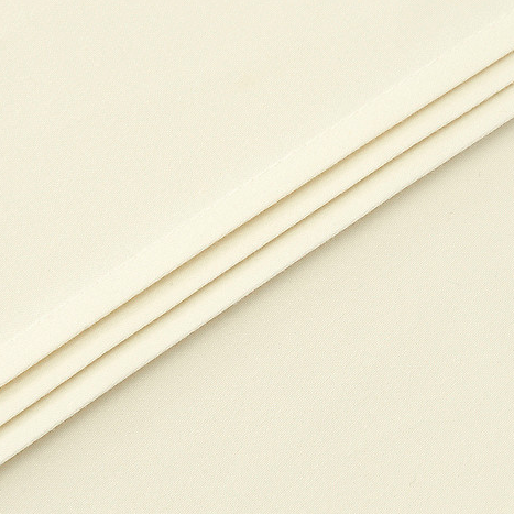 lot 93 image: North Shore Living 650TC 100% Cotton Pleated Hem SureSoft Four-Piece Sheet Set - Ivory  Solid ivory- CALIFORNIA KING