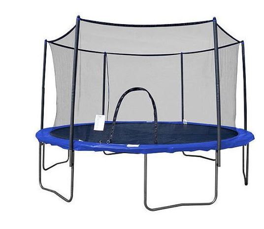 lot 22 image: Airzone 12 Trampoline with Safety Enclosure, Blue