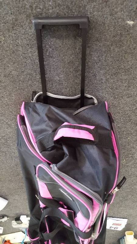 lot 93 image: Travelers Club Adventure 36 inch 2-section Drop Bottom Rolling Duffel Bag