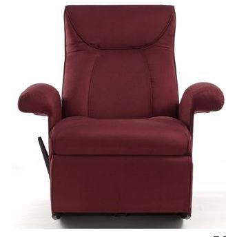 lot 152 image: Rocking Massage Chair- Burgandy