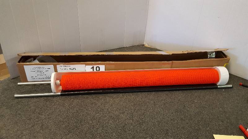lot 10 image: KidKusion Inc. Kidsafe Driveway Guard  18 - Orange