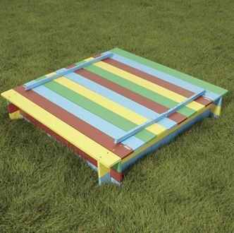 lot 38 image: CONVERTABLE SANDBOX for Your Kids Hours of Playtime