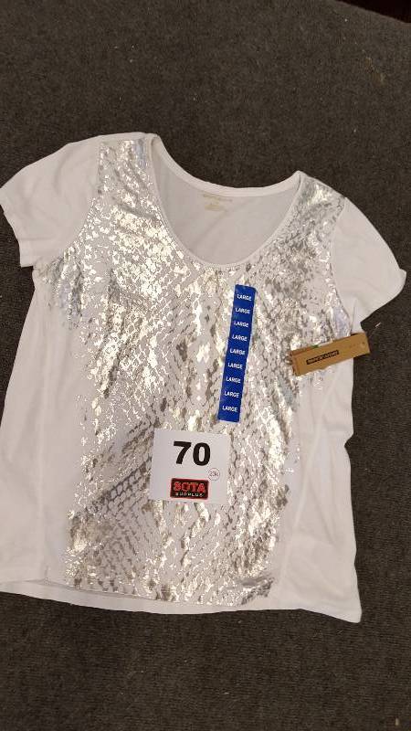 lot 70 image: DKNY WOMENS T-Shirt  SZ Large