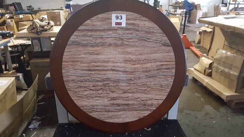lot 93 image: 45 Gathering Height Table Top Only