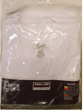 Mens V-Neck T-Xhirt 4 PK  XL